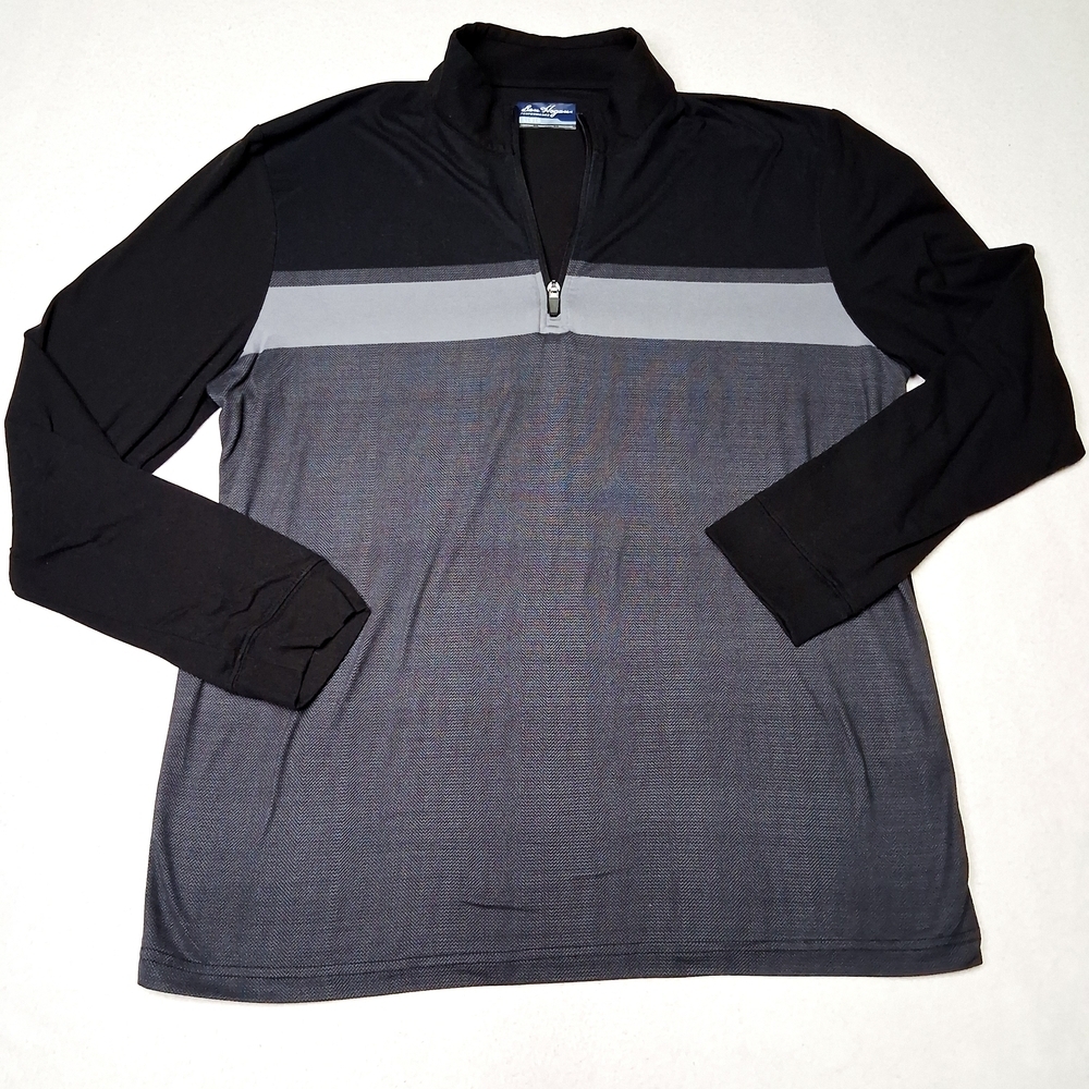 Hogan Men's Two-Tone Black and Gray Shirt Jacket